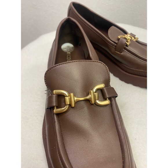 BCBGeneration Brown Loafers with Gold Accent - Picture 8 of 8